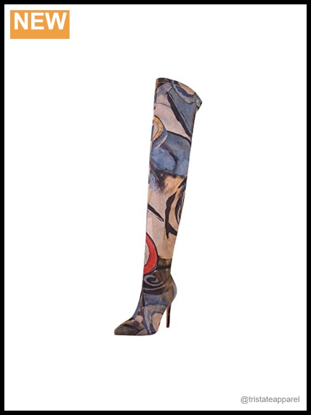 Stretchy Thigh High Boots Pointed Toe Stiletto Heel Over Knee Boots
